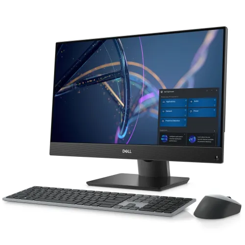 Настолен компютър - всичко в едно, Dell Optiplex 7400 AIO, Intel Core i5-12500 (6 Cores/18MB/3.0GHz to 4.6GHz), 23.8" FHD (1920x1080) FHD Touch, IR Camera, 16GB (1x16GB) DDR4, 256GB PCIe NVMe SSD, Integrated Graphics, Height Adj Stand, Wireless KB&Mouse, Win 11 Pro, 3Y PS - image 1