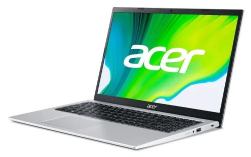 Лаптоп, Acer Aspire 3, A315-35-P3WU, Intel Pentium Silver N6000 (up to 3.3GHz, 4MB), 15.6" FHD (1920x1080) IPS AG, Cam&Mic, 8GB DDR4, 256GB SSD PCIe, Intel UHD Graphics, 802.11ac, BT 5.0, Linux, Silver - image 2