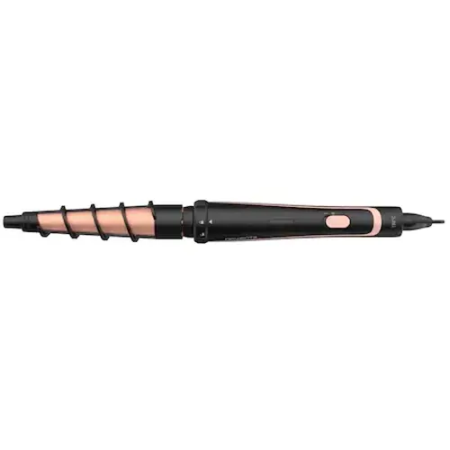 Маша, Rowenta CF4231F0 Multi Styler Infinite looks 14 in 1, conical, monotemp, accessories: conical curling wand, 2 in 1 straightening and crimping plates, eliptic waving wand, cool tip, pouch, heating indicator, heat-up time 60s, hanging loop - image 2