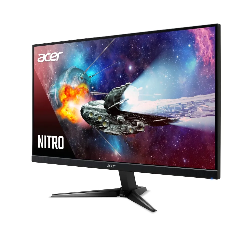 Монитор, Acer Nitro QG221Qbii, 21.5" VA LED, 1ms(VRB),  ZeroFrame FreeSync, 100M:1 ACM, 250 cd/m2,1920x1080 FHD 75Hz, VGA, 2xHDMI, VESA wall, Black