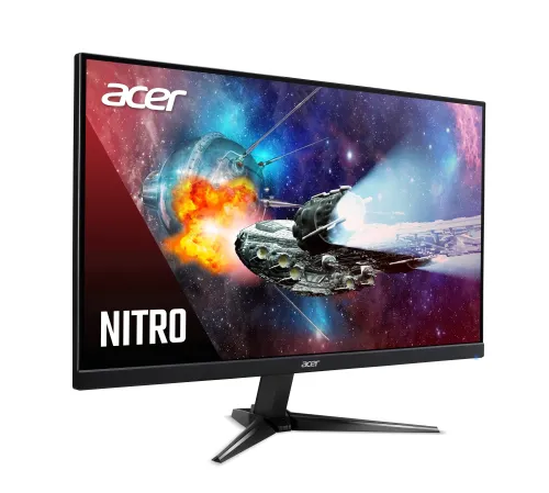 Монитор, Acer Nitro QG221Qbii, 21.5" VA LED, 1ms(VRB),  ZeroFrame FreeSync, 100M:1 ACM, 250 cd/m2,1920x1080 FHD 75Hz, VGA, 2xHDMI, VESA wall, Black - image 2