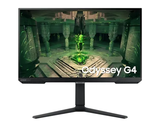 Монитор, Samsung 27BG400 27" Odyssey G4, IPS, 240 Hz, 1 ms GTG, 1920x1080, 400 cd/m2, 1000:1 Contrast, Eco Saving Plus, Flicker Free, AMD FreeSync Premium, Black Equalizer, DP, 2xHDMI, Headphone Jack, Black