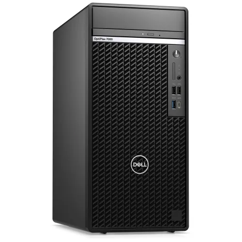 Настолен компютър, Dell OptiPlex 7000 MT, Intel Core i7-12700 (12Cores/25MB/2.1GHz to 4.9GHz), 16GB (2x8GB) DDR5, 512GB PCIe NVMe SSD, Intel Integrated Graphics, DVD+/-RW, K&M, Ubunto, 3Y Pro S - image 2