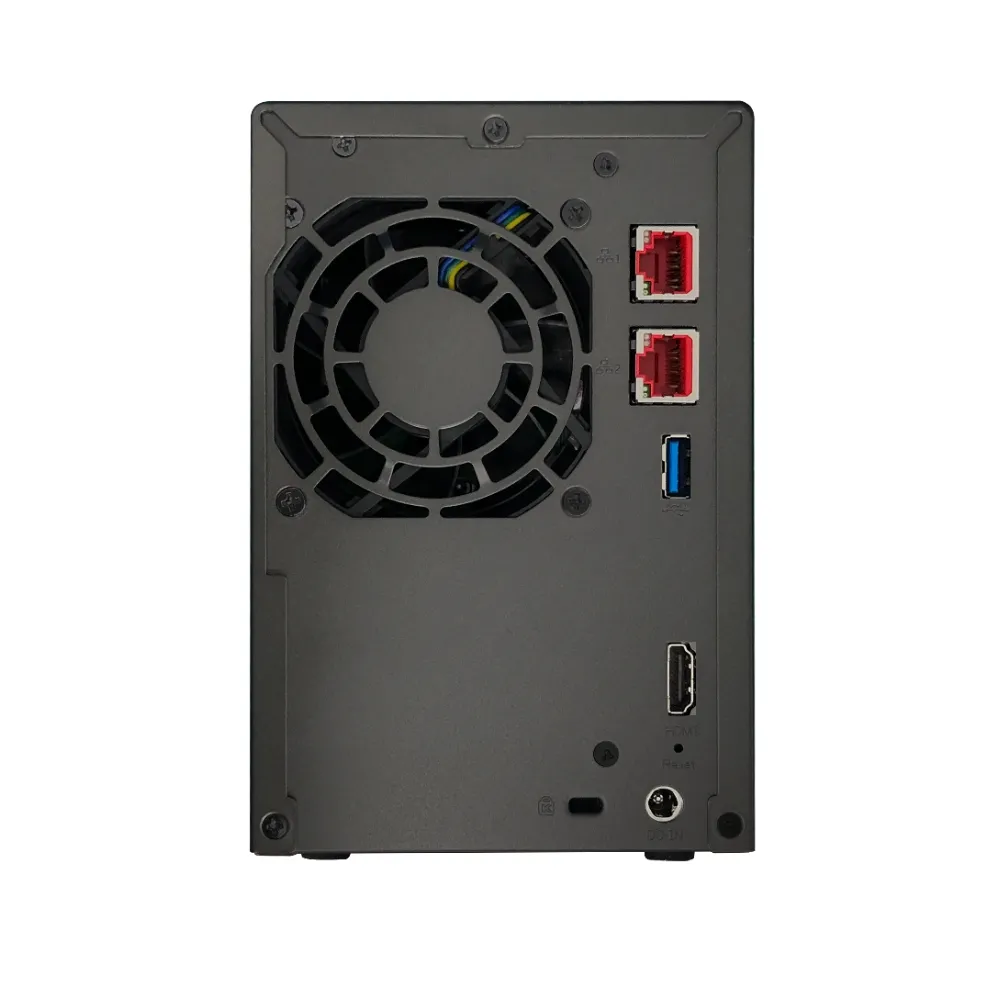 Мрежов сторидж, Asustor Lockerstor AS6702T, 2 Bay NAS, Intel Jasper Lake 4C 2.0 GHz, 4GB DDR4 SODIMM, M.2 NVMe x4 slots (Diskless), USB 3.2 Gen 2x2, Dual 2.5GbE Ports, WOW (Wake on WAN), AES-NI hardware encryption, MyArchive (support btrfs and snapshot), SSD Caching - image 3