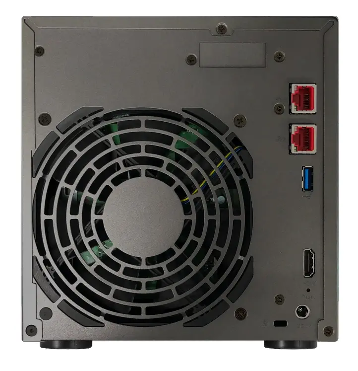 Мрежов сторидж, Asustor Lockerstor AS6704T, 4 Bay NAS, Intel Jasper Lake Quad-Core 2.0GHz, 4GB RAM DDR4, 2.5GbE x 2, M.2 SSD Slotsx4 (Diskless), USB 3.2 Gen 2x2, Toolless installation, with hot-swappable tray, hardware encryption, MyArchive, EZ connect, EZ Sync, Black - image 3