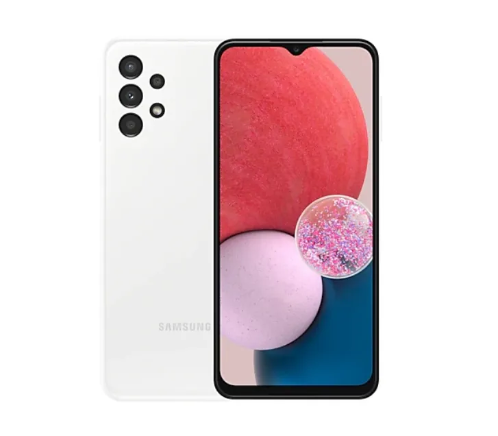 Мобилен телефон, Samsung SM-A137 GALAXY A13 32 GB, Octa-Core (4x2.0 GHz, 4x2.0 GHz), 3 GB RAM, 6.6" 1080x2408, 50.0 MP + 5.0 MP + 2.0 MP + 2.0 MP + 8.0 MP Selfie, 5000 mAh, Dual SIM, 4G, White