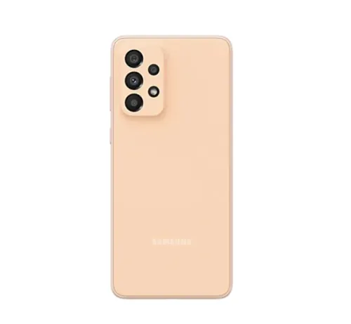 Мобилен телефон, Samsung SM-A336 GALAXY A33 5G 128 GB, Octa-Core (2x2.4 GHz, 6x2.0 GHz), 6 GB RAM, 6.4" 1080x2400 90 Hz, 48.0 MP + 8.0 MP + 5.0 MP + 2.0 MP + 13.0 MP Selfie, 5000 mAh, 5G, Peach - image 3