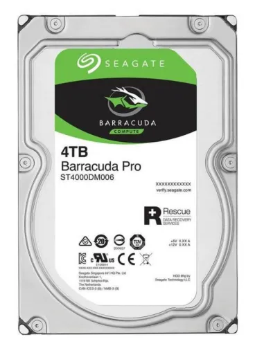 Твърд диск, Seagate BarraCuda Pro 4TB 7200RPM SATA 6Gb/s 128MB Cache 3.5-Inch Internal