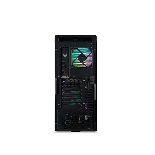 Настолен компютър, Acer Predator PO5-640, Core i7-12700 (2.10GHz up to 4.90GHz, 25MB), 2*8G DDR5 4800MHz, 1024GB PCIe SSD, M.2 slot free, GeForce RTX 3070 8GB GDDR6, 4*USB 2.0, 4*USB 3.2, 5*Audio jack, WIFI 6E, BT 5.0, 800W, Tempered Glass Side Panel, No OS - image 4