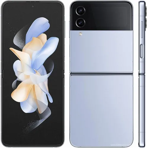 Мобилен телефон, Samsung SM-F721 GALAXY Flip 4 5G 128 GB, Octa-Core (1x3.19 GHz, 3x2.75 GHz, 4x1.8 GHz), 8 GB RAM, 6.7" 1080x2640 120 Hz Dynamic AMOLED, HDR10+, 12.0 MP + 12.0 MP + 10.0 MP Selfie, 3700 mAh, Dual SIM, Blue