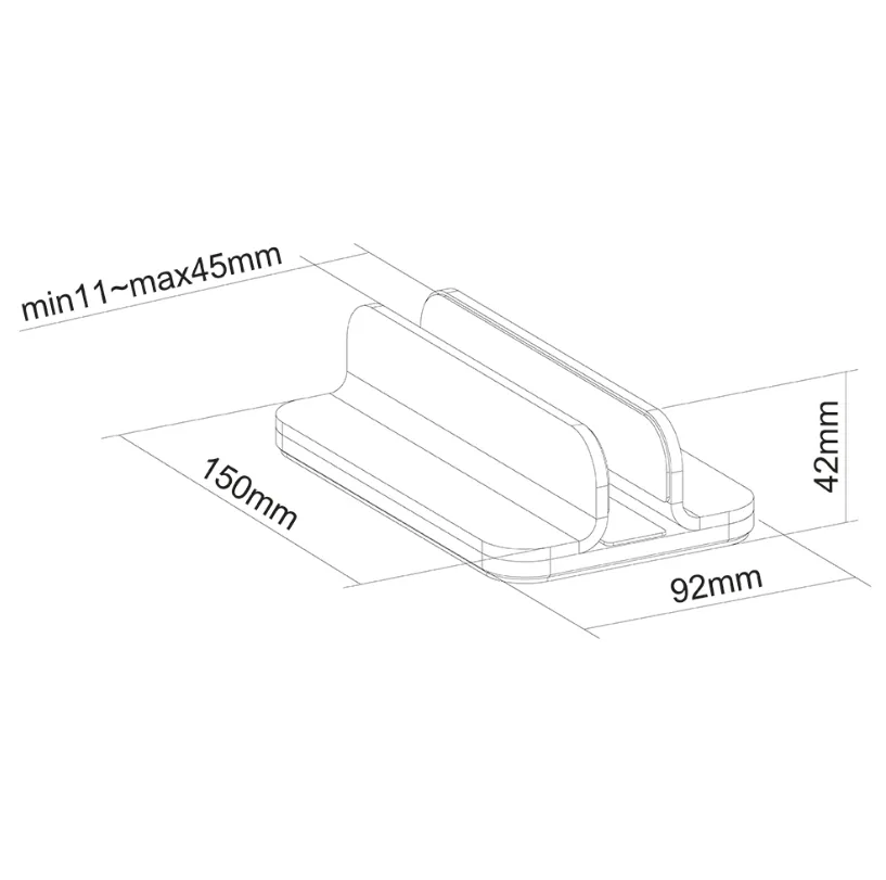 Стойка, Neomounts Notebook Desk Stand (vertical) - image 4