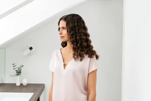 Placă de coafat, Beurer HT 65 Wave styler, 4 in 1: beach waves, natural waves, mermaid waves, water waves, acoperire ceramică cu keratină, setări - 3