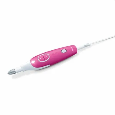 Комплект за маникюр/педикюр, Beurer MP 44  Manicure / pedicure set; Includes Nail care set, 7 attachments; adjustable speed; Individually adjustable intensity from 0 to 15, left/right rotation; Magic LED display; LED light, Protective cap, storage bag - image 2