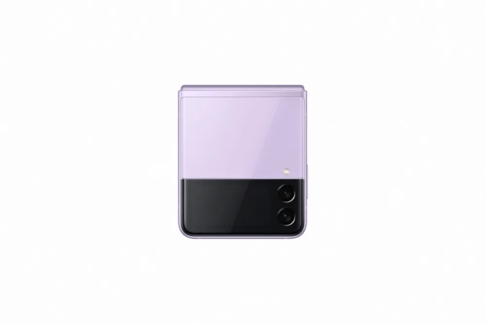 Мобилен телефон, Samsung SM-F711 GALAXY Flip 3 5G 128 GB, Octa-Core (1x2.84 GHz, 3x2.42 GHz, 4x1.8 GHz), 8 GB RAM, 6.7" 1080x2640 120 Hz Dynamic AMOLED, HDR10+, 12.0 MP + 12.0 MP + 10.0 MP Selfie, 3300 mAh, Dual SIM, Lavender - image 2