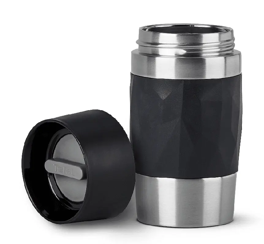 Термочаша, Tefal N2160110, COMPACT MUG 0.3L  BLACK - image 1