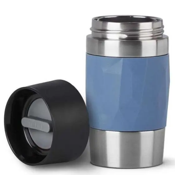 Термочаша, Tefal N2160210, COMPACT MUG 0.3L BLUE - image 1