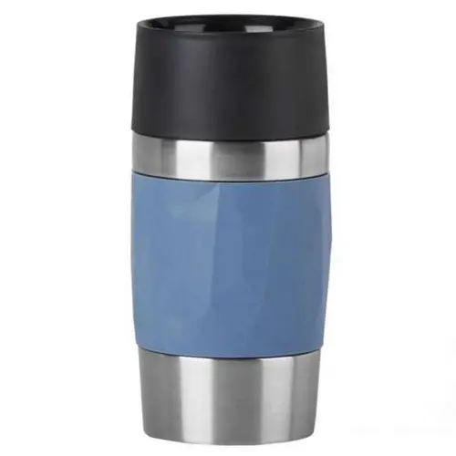 Θερμική κούπα, Tefal N2160210, COMPACT MUG 0.3L ΜΠΛΕ - 1