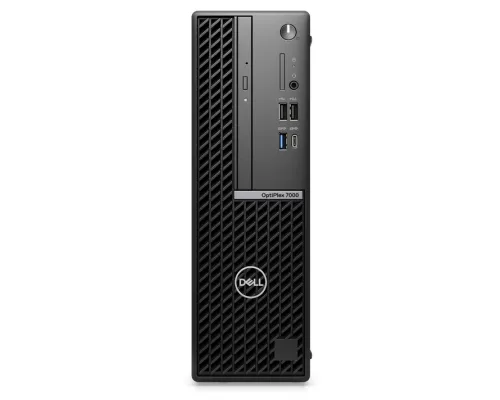 Настолен компютър, Dell OptiPlex 7000 SFF, Intel Core i5-12500 (6 Cores/18MB/3.0GHz to 4.6GHz), 16GB (2x8GB) DDR4, 256GB PCIe NVMe SSD, Intel Integrated Graphics,  WiFi 6E, BT, K&M, WIN 11 pro, 3Y ProSpt