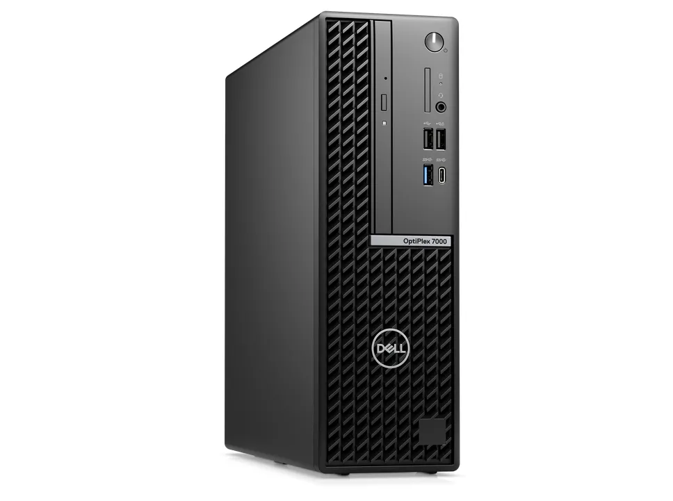 Настолен компютър, Dell OptiPlex 7000 SFF, Intel Core i5-12500 (6 Cores/18MB/3.0GHz to 4.6GHz), 8GB (2x4GB) DDR4, 256GB PCIe NVMe SSD, Intel Integrated Graphics, WiFi 6E, BT, K&M, WIN 11 pro, 3Y ProSpt - image 2