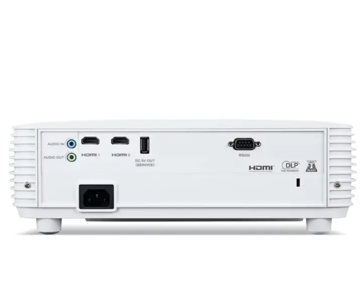 Мултимедиен проектор, Acer Projector X1529HK, DLP, FHD (1920x1080), 4800 ANSI Lm, 10000:1, 3D, Auto Keystone, 24/7 operation, Low input lag, AC power on, 2xHDMI, RS232, USB(Type A, 5V/1.5A), Audio in/out, 1x3W, 2.88Kg, White - image 5