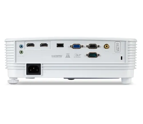 Мултимедиен проектор, Acer Projector P1157i DLP, SVGA (800x600), 4800 ANSI LUMENS, 20000:1,HDMI, RCA, Wireless dongle included, Audio in/out, VGA out, USB type A (5V/1A), RS-232,Bluelight Shield, LumiSense, Built-in 3W Speaker, 2.4kg, White - image 1