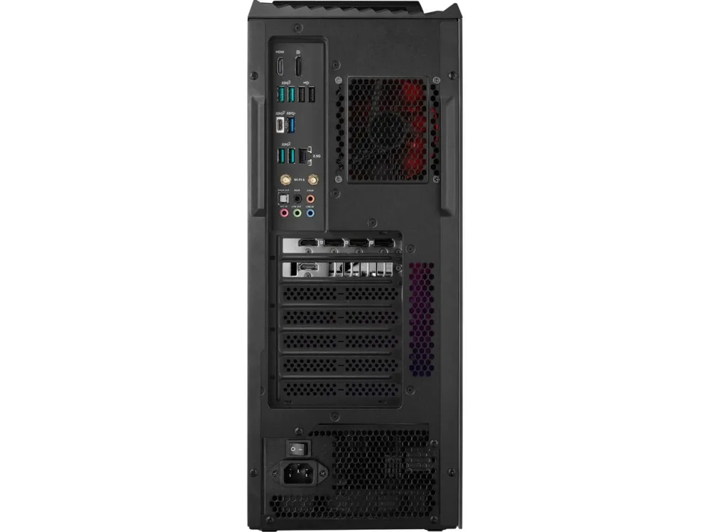 Настолен компютър, Asus Gaming G15CF-WB5626, Intel Core i5-12400F, 2.5 GHz(18M Cache, up to 4.4GHz, 6 cores), DDR4 16GB (8GB DDR4 U-DIMM *2), 512GB PCIE G4 SSD + 1TB 7200RPM, RTX3060Ti 8GB DDR6: 3xDP, 2xHDMI, 500W power supply (80+ Bronze,peak 550W), Without OS, Star Black - image 3