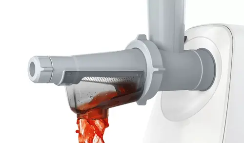 Mașină de tocat carne, Bosch MFW2515W, Mașină de tocat carne SmartPower din gama SmartPower: 1500W, 1,7 kg/min, 2 site, 1 accesoriu pentru cârnați - 7