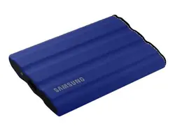 Твърд диск, Samsung Portable NVME SSD T7 Shield 2TB , USB 3.2 Gen2, Rugged, IP65, Read 1050 MB/s Write 1000 MB/s, Blue