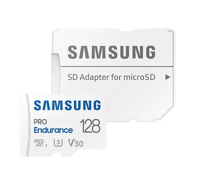 Μνήμη, Samsung 128 GB micro SD PRO Endurance, Αντάπτορας, Class10, Αδιάβροχη, Ανθεκτική στους μαγνήτες, Ανθεκτική στη θερμοκρασία, Ανθεκτική στις - image 3