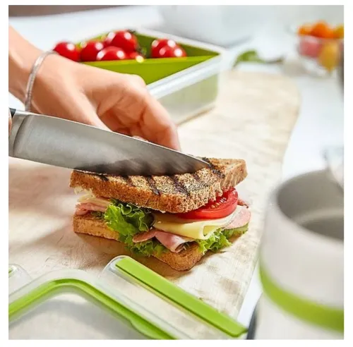 Кутия за съхранение, Tefal K3100812, CLIP&GO sandwichbox sq 0.85L TEF - image 1