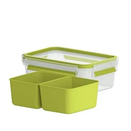 Cutie de depozitare, Tefal K3100512, CLIP&GO snack 1.0L cu inserturi TEF - 2