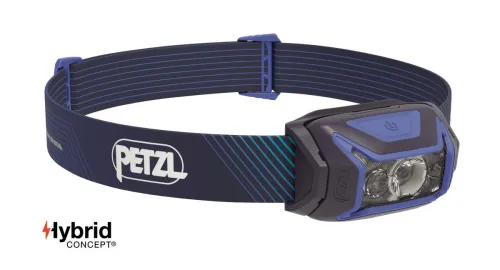 Челник PETZL ACTIK CORE 2022, 600 Лумена, Син