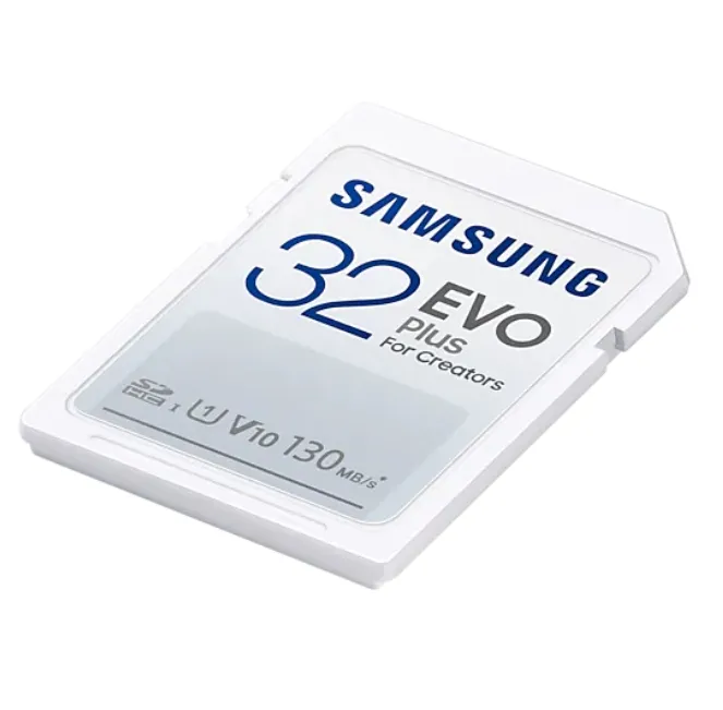 Памет, Samsung 32GB SD Card EVO Plus, Class10, Transfer Speed up to 130MB/s - image 3