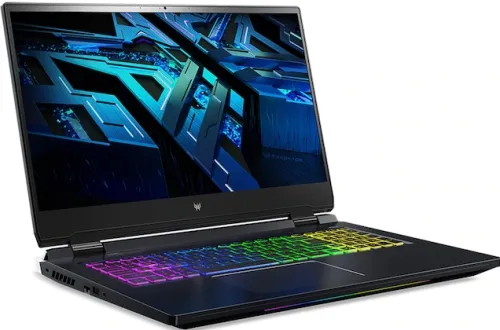 Лаптоп, Acer Predator Helios 300, PH317-56-7929, Core i7-12700H(3.50GHz up to 4.70GHz, 24MB),17.3" QHD IPS 165Hz,16GB DDR5, 1024GB PCIe SSD,GeForce RTX 3070Ti 8GB GDDR6, Wi-Fi,BT, Backlit kbd, Win11 Home,Black+Acer 17.3" Backpack