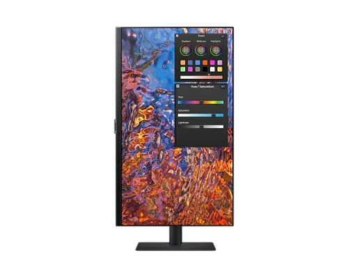 Монитор, Samsung 27B800 , 27" IPS LED, 60 Hz, 5 ms GTG, 3840x2160, 300 cd/m2, 1000:1, HDR 10, Eye Saver Mode, Flicker Free, PBP, PIP, USB-C, 3xUSB 3.0, Display Port 1.4, 2xHDMI 2.2, Headphone Jack, 178°/178°, Black - image 7