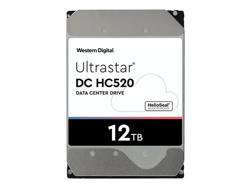 Твърд диск, Western Digital Ultrastar DC HDD Server HE12 12TB 7200 rpm 256MB 3.5'' - SATA 6Gb/s 512E SE - image 2