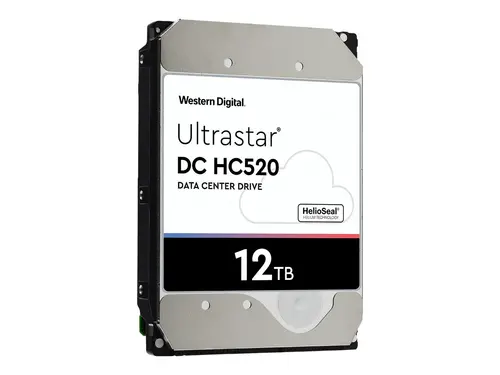 Твърд диск, Western Digital Ultrastar DC HDD Server HE12 12TB 7200 rpm 256MB 3.5'' - SATA 6Gb/s 512E SE