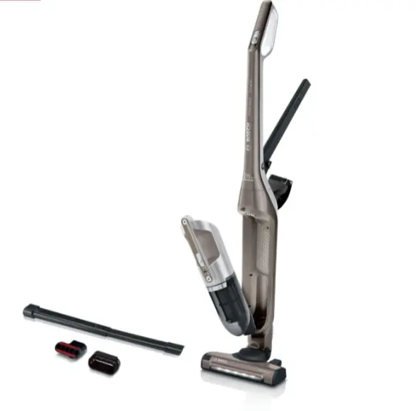 Ηλεκτρική σκούπα, Bosch BBH3ALL23, Cordless Handstick Vacuum cleaner 2 in 1 Flexxo Gen2 23Vmax, Serie 4, built-in accessories, Καφέ