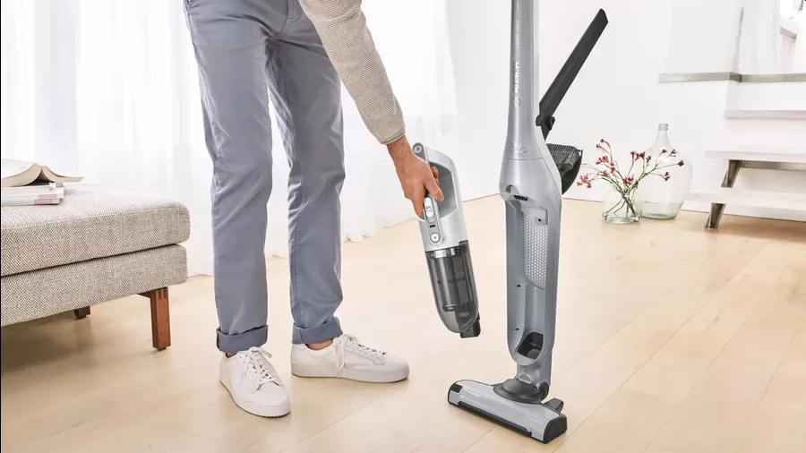 Прахосмукачка, Bosch BCH3K2301, Cordless Handstick Vacuum cleaner 2 in 1 Flexxo Gen2 23Vmax, Serie 4, built-in accessories, Silver - image 11