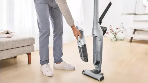 Прахосмукачка, Bosch BCH3K2301, Cordless Handstick Vacuum cleaner 2 in 1 Flexxo Gen2 23Vmax, Serie 4, built-in accessories, Silver - image 11