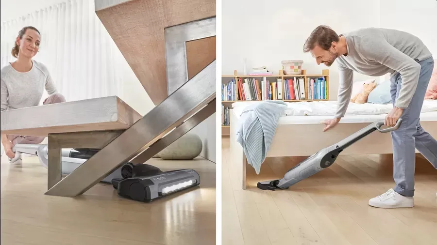 Прахосмукачка, Bosch BCH3K2301, Cordless Handstick Vacuum cleaner 2 in 1 Flexxo Gen2 23Vmax, Serie 4, built-in accessories, Silver - image 8