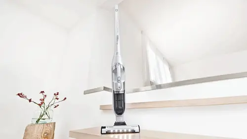 Aspirator, Bosch BBH3ALL28, Aspirator vertical fără fir 2 în 1 Flexxo Gen2 28Vmax, Serie 4, accesorii încorporate, Alb - 12