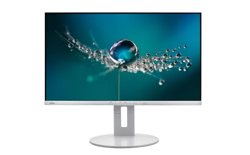 Монитор, Fujitsu DISPLAY B27-9 TE QHD 27" UWide, LED, Business Line, IPS, 5ms, 1000:1, 350 cd/m2, 2560x1440 2K, 100% sRGB, 1xHDMI, 1xDP 1.2, 1x DualLink DVI, USB, 6-in-1 stand, Sp.2x2W, HAdj.150mm, Rotation 90°,Tilt angle -5°/+35°, Swivel angle 345°, Marble grey - image 1