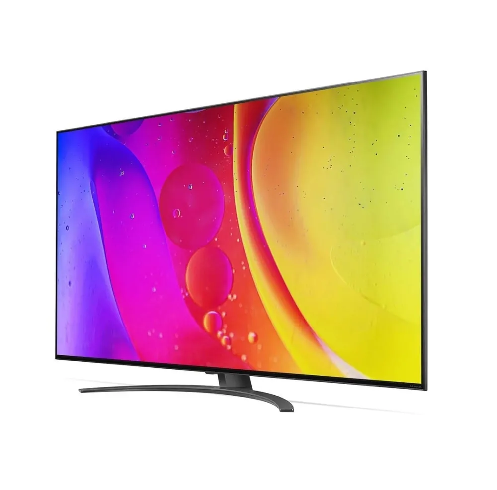 Телевизор, LG 55NANO823QB, 55" 4K IPS HDR Smart Nano Cell TV, 3840x2160, DVB-T2/C/S2, a5 Gen5 AI Processor, Active HDR ,HDR 10 PRO, webOS Smart TV, ThinQ AI, WiFi, Clear Voice, Bluetooth, Miracast / AirPlay, Two Pole stand, Black - image 1