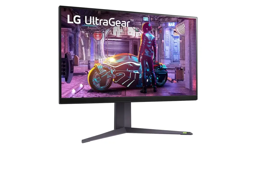 Монитор, LG 32GQ850-B, 31.5" UltraGear Nano IPS with ATW, AG, 1ms GtG, 1000:1, 450cd/m2, QHD (2560x1440), 240Hz, Reader Mode, FreeSync, G-SYNC, VRR, HDR 600, DCI-P3 98%, USB, HDMI, DisplayPort, Height Adjustable, Pivot, Tilt, Headphone out,  Black - image 2