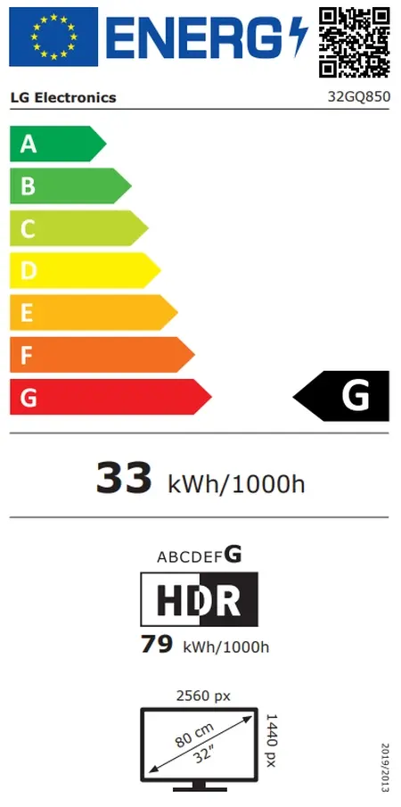 Монитор, LG 32GQ850-B, 31.5" UltraGear Nano IPS with ATW, AG, 1ms GtG, 1000:1, 450cd/m2, QHD (2560x1440), 240Hz, Reader Mode, FreeSync, G-SYNC, VRR, HDR 600, DCI-P3 98%, USB, HDMI, DisplayPort, Height Adjustable, Pivot, Tilt, Headphone out,  Black - image 6