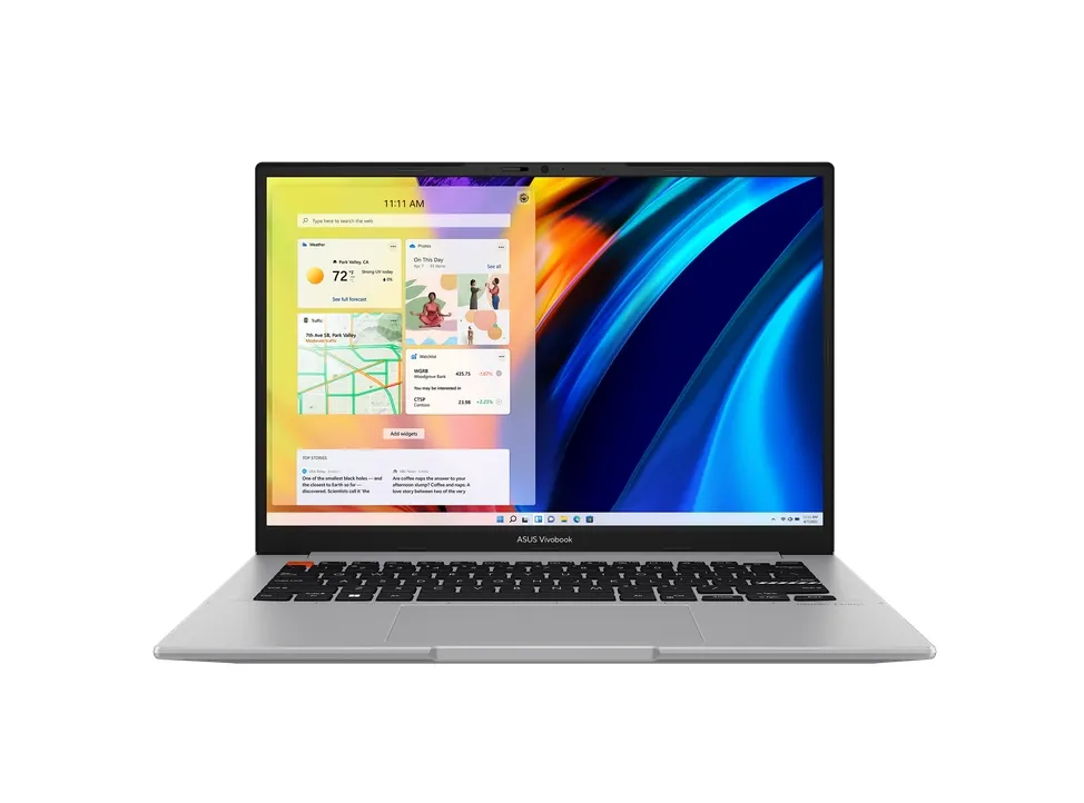 Лаптоп, Asus Vivobook S OLED M3502QA-OLED-MA522W, AMD Ryzen 5 5600H 3.3 GHz(16M Cache, up to 4.3GHz) 15.6" OLED (2880X1620) GL, 120 Hz, 550nits,16GB DDR4 (8ON BD.),512G PCIEG3 SSD,AMD Radeon GraphicWindows 11,Backlit Kbd.,Neutral Grey