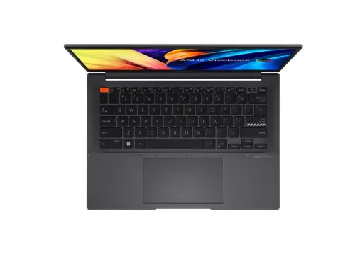 Лаптоп, Asus Pro OLED M3402QA-OLED-KM731W,AMD Ryzen 7 5800H (3.2GHz up to 4.4GHz, 16MB), 14" 2.8K (2880 x 1800) OLED 16:10 aspect ratio, GL 600 NITS(HDR) , DDR4 16GB( 8 ON BD.),1TB PCIEG3 SSD, Windows 11 , Num Pad, Indie Black - image 3