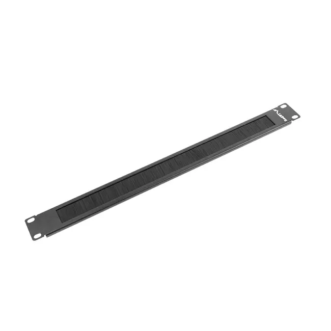 Аксесоар, Lanberg 19" brush panel 1U, black