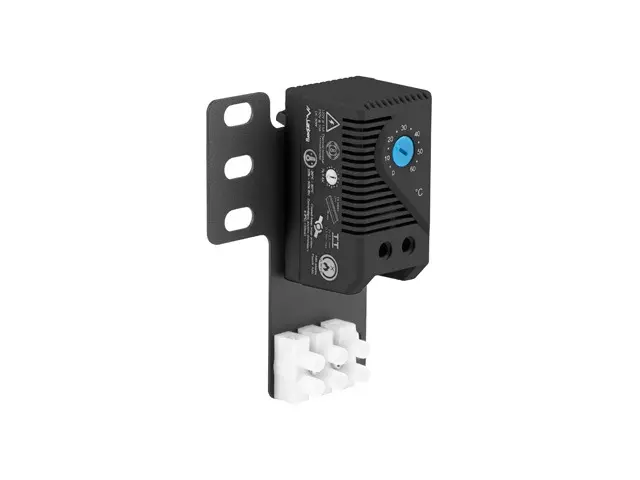 Аксесоар, Lanberg closed-loop thermostat 19" 10A with ear terminal block, black - image 1